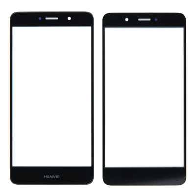 Стекло экрана под переклейку для Huawei Y7 2017, Nova Lite Plus, (5,5") (черный)