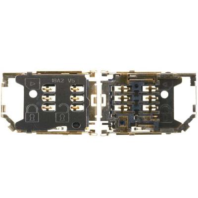 Коннектор SIM-карты для Nokia 302 Asha, 701, C2-05, C7-00, E6-00, N8-00 - интернет-магазин запасных частей для телефонов и электроники MaxService
