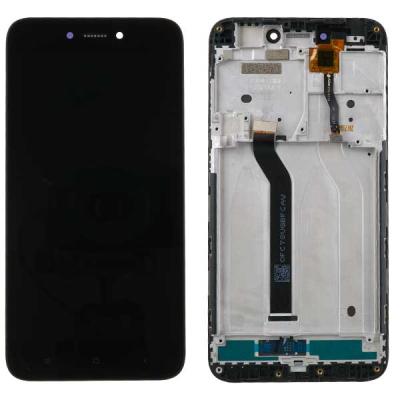 Дисплей для Xiaomi Redmi 5A, Redmi Go, с сенсорным экраном (с рамкой, Service Original, черный)
