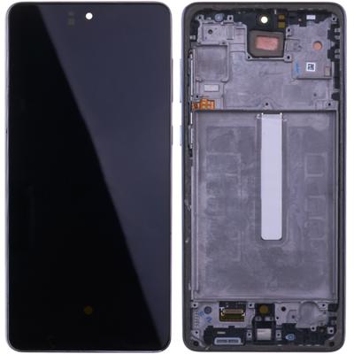 Дисплей для Samsung Galaxy A73 5G A736/A736B, с рамкой, оригинал (снят с телефона, с царапинами) - интернет-магазин запасных частей для телефонов и электроники MaxService