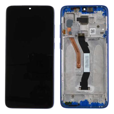 Дисплей для Xiaomi Redmi Note 8 Pro (с рамкой, Service Original, синий, 56000G00G700)