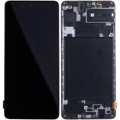 Дисплей для Samsung Galaxy A71 A715, с рамкой, оригинал (Service Pack) - интернет-магазин запасных частей для телефонов и электроники MaxService