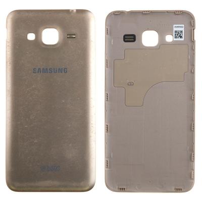 Задняя крышка для Samsung Galaxy J3 2016, J320, J320H, J320F/DS (оригинал Б/У, золотая)