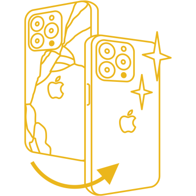 Замена заднего стекла крышки корпуса iPhone 14 Pro - интернет-магазин запасных частей для телефонов и электроники MaxService