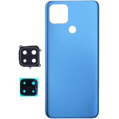 Задняя крышка для OPPO A15 CPH2185, с стеклом камеры, оригинал Китай (Mystery Blue)
