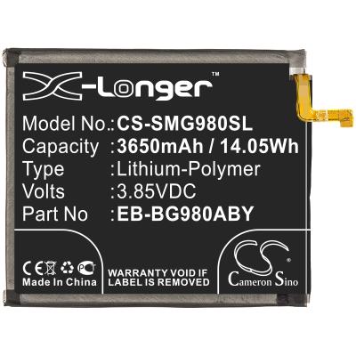 Аккумулятр EB-BG980ABY, Cameron Sino для Samsung Galaxy S20 G980 (Li-Polymer, 3650mAh, 3.85В) - интернет-магазин запасных частей для телефонов и электроники MaxService