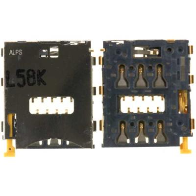 Коннектор SIM-карты для мобильных телефонов Sony D5803 Xperia Z3 Compact Mini, D5833 Xperia Z3 Compa - интернет-магазин запасных частей для телефонов и электроники MaxService