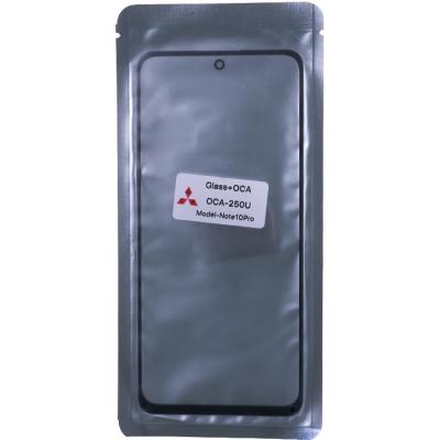 Стекло дисплея для Xiaomi Redmi Note 10 Pro M2101K6G/M2101K6R, с OCA пленкой - интернет-магазин запасных частей для телефонов и электроники MaxService