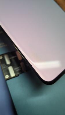 Дисплей для Samsung Galaxy S21 Ultra 5G G998, без рамки, оригинал (переклеено стекло) с дефектом (№119)