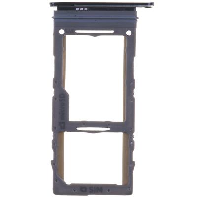 Держатель SIM карты для Samsung Galaxy S20 Ultra G988/S20 G980/S20+ Plus G985, на одну SIM-карту (Cosmic Black)