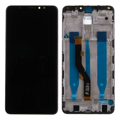 Дисплей для Meizu Note 8, M822H, с сенсорным экраном, с рамкой (черный)