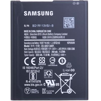 Аккумулятор EB-BA013ABY для Samsung Galaxy A01/M01 Core A013, M013 (Li-ion, 3.85В, 3000mAh) оригинал - интернет-магазин запасных частей для телефонов и электроники MaxService