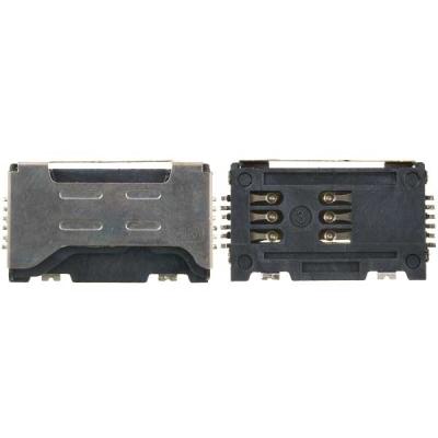 Коннектор SIM-карты для Samsung C6712, I8262D Galaxy Core, S7560, S7562D, на две SIM-карты - интернет-магазин запасных частей для телефонов и электроники MaxService