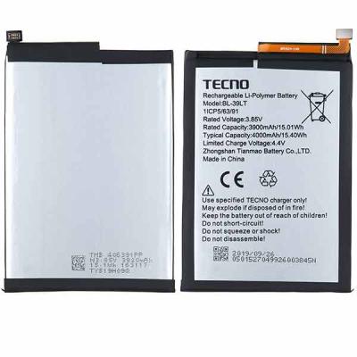 Аккумулятор BL-39LT для TECNO Camon 12 CC7, Camon 12 Air CC6, Spark 4 Lite BB4K, BL-39LX - интернет-магазин запасных частей для телефонов и электроники MaxService