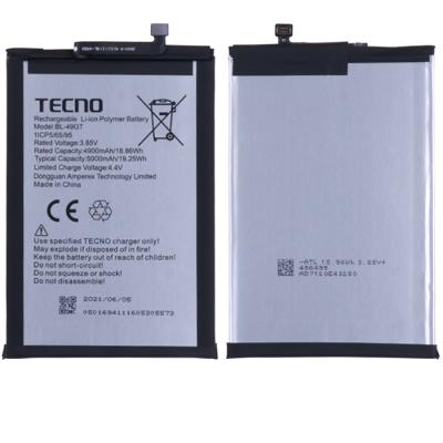Аккумулятор BL-49GT для TECNO Camon 17P CG7n, 4900mAh - интернет-магазин запасных частей для телефонов и электроники MaxService