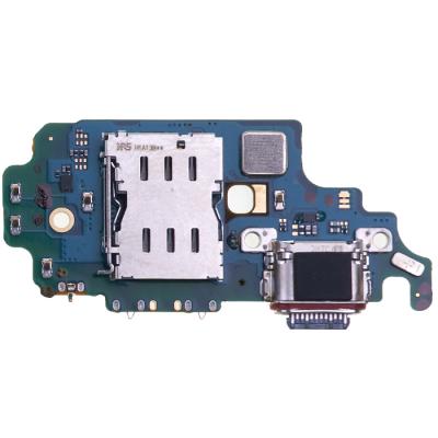 Нижняя плата коннектора зарядки для Samsung Galaxy S21 Ultra 5G G998, с микрофоном, Service оригинал - интернет-магазин запасных частей для телефонов и электроники MaxService