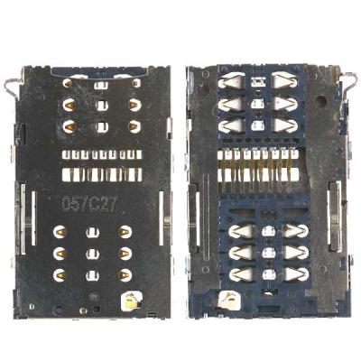 Коннектор SIM-карты для Xiaomi Redmi 4X, Redmi 3, Redmi 4, Redmi 4A, Redmi Note 4, Redmi Note 3 Pro, (оригинал)