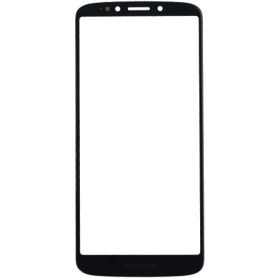 Стекло экрана под переклейку для Motorola Moto E5 Plus, XT1924-1, (6") (черный)