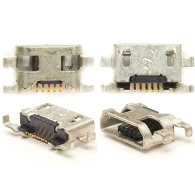 Коннектор зарядки для Motorola Moto G2, XT1068, Alcatel 4015, Alcatel 4032, Alcatel 4033, Alcatel 50 - интернет-магазин запасных частей для телефонов и электроники MaxService