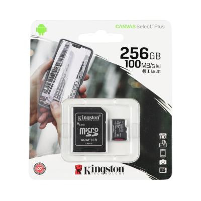 Карта пам'яті microSDXC 64Гб Class 10 (UHS-1) 100мб/с Kingston Canvas Select Plus + adapter SD - интернет-магазин запасных частей для телефонов и электроники MaxService
