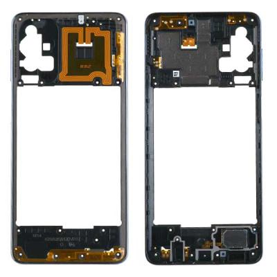 Средняя часть корпуса для Samsung Galaxy M51, M515F, с динамиком полифоническим (оригинал (снята с нового устройства), черная)