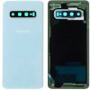 Задняя крышка для Samsung Galaxy S10 G973, с стеклом камеры, оригинал PRC (Prism White)