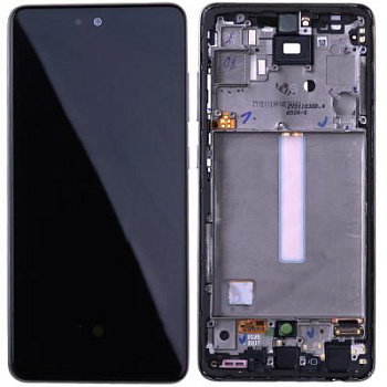 Дисплей для Samsung Galaxy A52/A52 5G A525/A526/A528, с рамкой, оригинал (Service Pack) - интернет-магазин запасных частей для телефонов и электроники MaxService