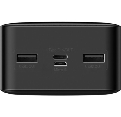 Power Bank Baseus Bipow 30000mAh 15W (PPDML-K01) Black - интернет-магазин запасных частей для телефонов и электроники MaxService