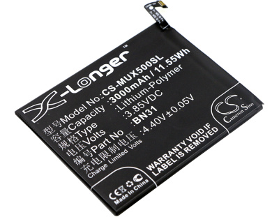 Аккумулятор Xiaomi BN31 Cameron Sino (Li-Polymer, 3000mAh, 3.85В) - интернет-магазин запасных частей для телефонов и электроники MaxService