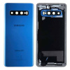 Задняя крышка для Samsung Galaxy S10 G973, с стеклом камеры, оригинал PRC (Blue)