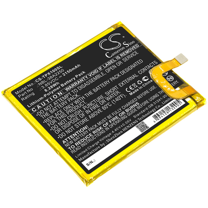 Аккумулятор TP-Link NBL-38A2250 Cameron Sino, Neffos X1 TP902A (Li-Polymer, 2150mAh, 3.85В) - интернет-магазин запасных частей для телефонов и электроники MaxService