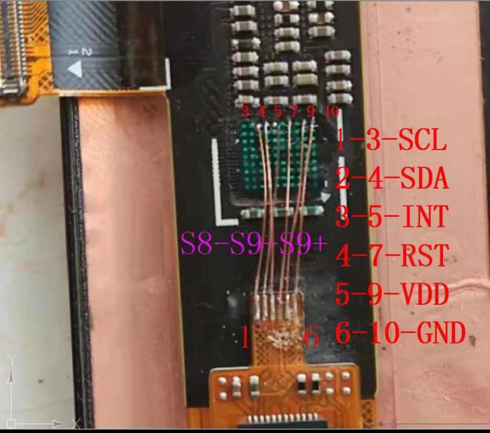 Сенсор для Samsung Galaxy S9+ Plus G965 - интернет-магазин запасных частей для телефонов и электроники MaxService