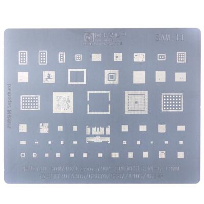 BGA трафарет Amaoe SDM710/Exynos7904 CPU Sam:11 для Samsung Galaxy A30 A305, J7 J720, A40S A407 - интернет-магазин запасных частей для телефонов и электроники MaxService