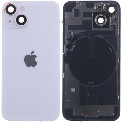 Задняя крышка для iPhone 14, в сборе с шлейфами, оригинал, б/у (White)