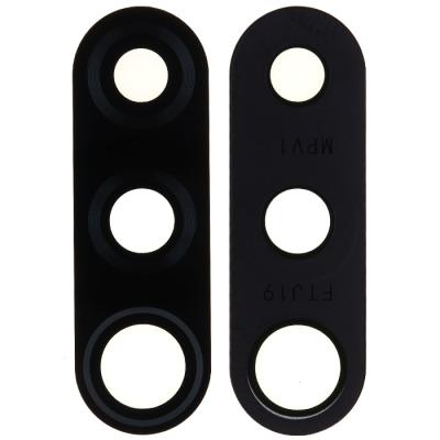 Стекло камеры для Xiaomi Redmi 9 (черное)