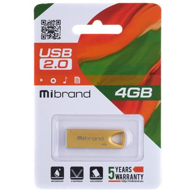 Флешка Mibrand Taipan, USB 2.0, USB-A, 4Gb - интернет-магазин запасных частей для телефонов и электроники MaxService