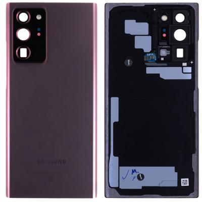 Задняя крышка для Samsung Galaxy Note 20 Ultra N985F, с стеклом камеры (оригинал (PRC), Mystic Bronze)