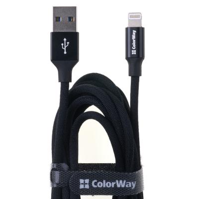 USB дата-кабель ColorWay, Lightning, 2.4А, 2м - интернет-магазин запасных частей для телефонов и электроники MaxService