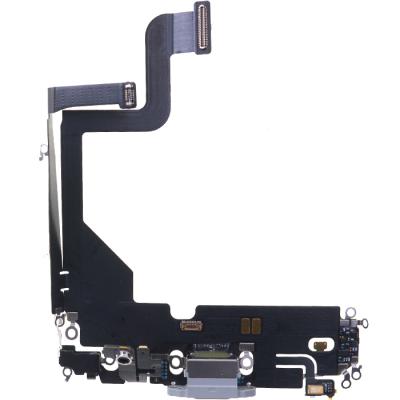 Шлейф коннектора зарядки для iPhone 13 Pro, с микрофоном, оригинал (White)