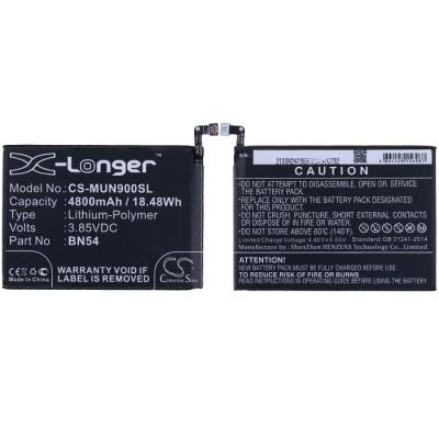 Аккумулятор BN54, Cameron Sino для Xiaomi Redmi 9/Redmi Note 9/Redmi 10X (Li-Polymer, 4800mAh, 3.8В) - интернет-магазин запасных частей для телефонов и электроники MaxService