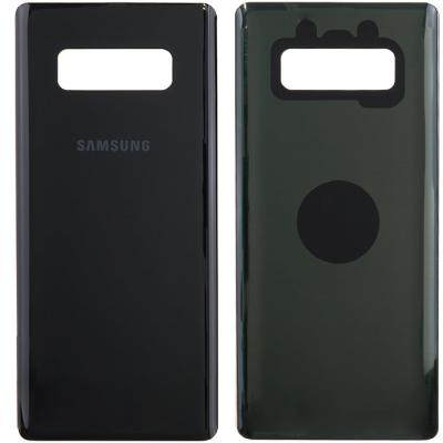 Задняя крышка для Samsung Galaxy Note 8, N950 (копия (без стекла камеры), Midnight Black)
