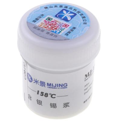 Паяльна паста MiJing MJ-158A (35г) 158°C - інтернет-магазин запасних частин для телефонів та електроніки MaxService