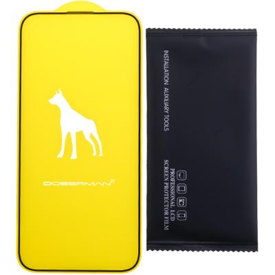 Защитное стекло Doberman iPhone 15 Pro Max, (клей по всей плоскости) - интернет-магазин запасных частей для телефонов и электроники MaxService