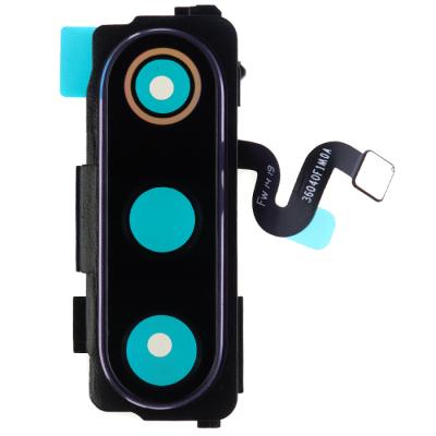 Стекло камеры для Xiaomi Mi 9, с ободком и шлейфом (с ободком, Purple)