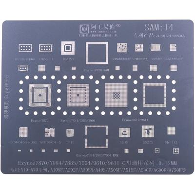 BGA трафарет Amaoe Exynos7870 CPU Sam:14 для Samsung A105, A202, A305, A40s A407, A505, A515, A530, - интернет-магазин запасных частей для телефонов и электроники MaxService