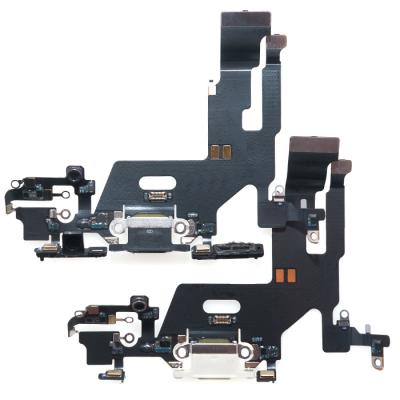 Шлейф коннектора зарядки для iPhone 11, с микрофоном, 821-02037-07 - интернет-магазин запасных частей для телефонов и электроники MaxService