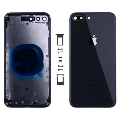 Корпус для iPhone 8+ Plus, Best quality (уценка, с царапиной, черный)