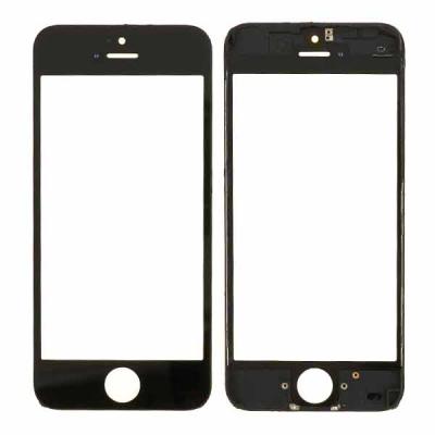 Стекло экрана под переклейку iPhone 5c, с рамкой - интернет-магазин запасных частей для телефонов и электроники MaxService