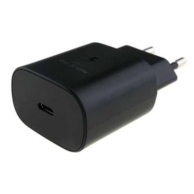 Сетевое зарядное устройство для Samsung EP-TA800, USB Type-C, 3.0 А - 2.77 A, 5 В, 9 В, DP fast char (Service Original, черное)