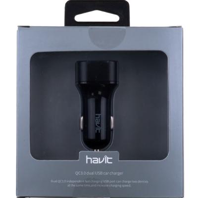 Автомобильное зарядное устройство Havit HV-QC2023, USB-A, 3 А, 12-24 В - интернет-магазин запасных частей для телефонов и электроники MaxService